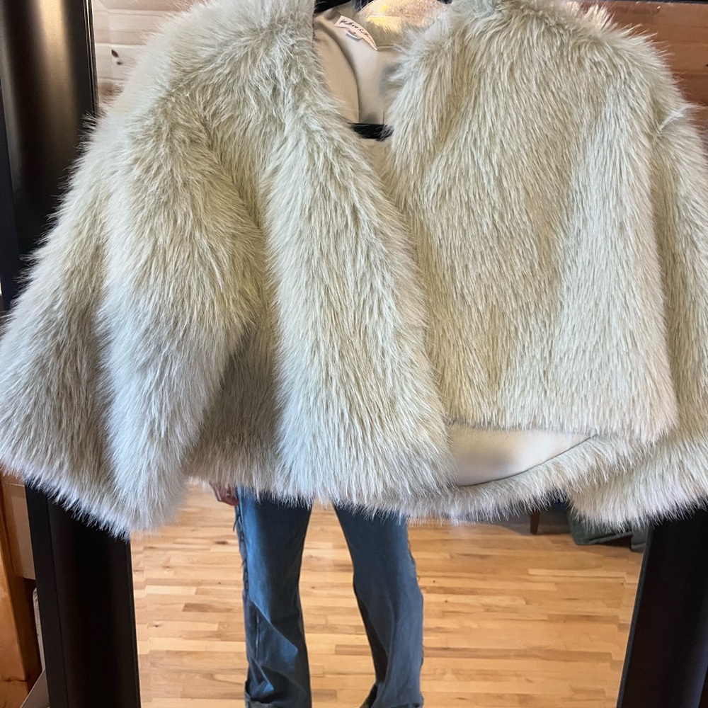 Cropped Fur Jacket